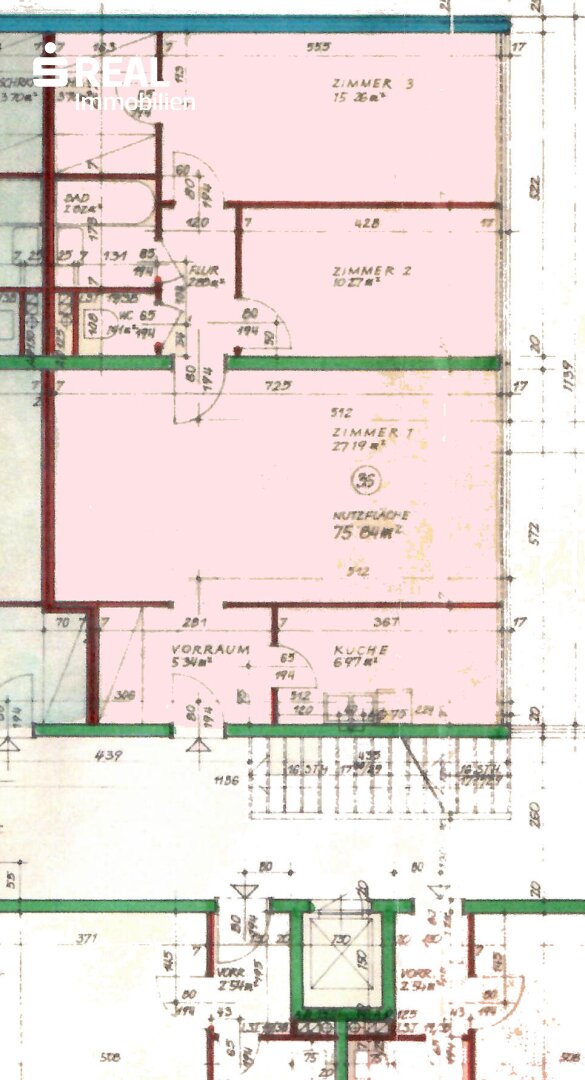 Wohnung zum Kauf 265.000 € 3 Zimmer 76 m²<br/>Wohnfläche 5.<br/>Geschoss Wien 1100