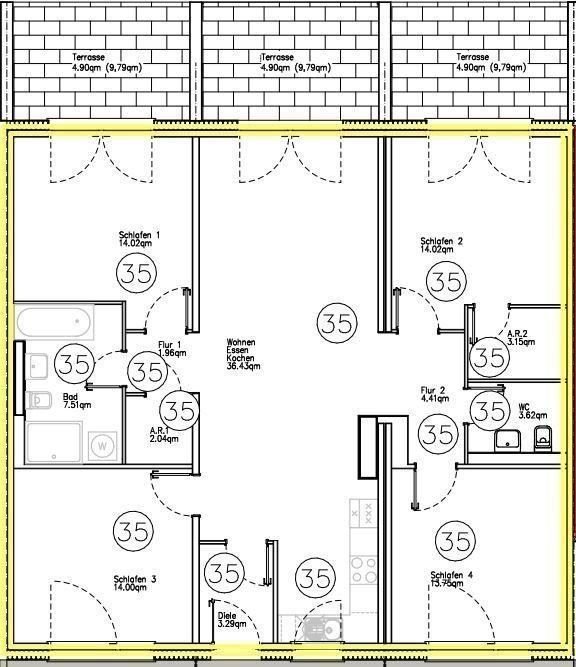 Wohnung zum Kauf provisionsfrei 660.000 € 5 Zimmer 132,9 m²<br/>Wohnfläche EG<br/>Geschoss Werner-von-Siemens-Allee 10 Röthenbach Röthenbach an der Pegnitz 90552