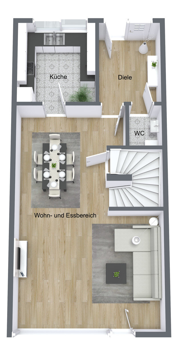 Reihenmittelhaus zum Kauf 480.000 € 6 Zimmer 128 m²<br/>Wohnfläche 191 m²<br/>Grundstück Kronshagen 24119