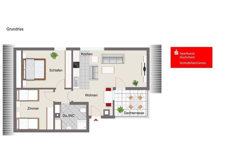 Wohnung zum Kauf 120.000 € 2 Zimmer 48 m² 3. Geschoss Herrischried 79737