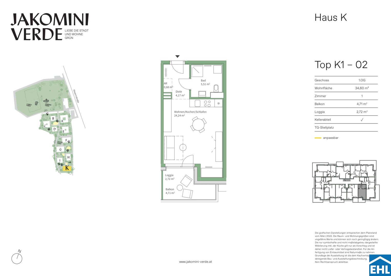 Wohnung zum Kauf 179.000 € 1 Zimmer 34,6 m²<br/>Wohnfläche 1.<br/>Geschoss Kasernstraße Jakomini Graz 8010