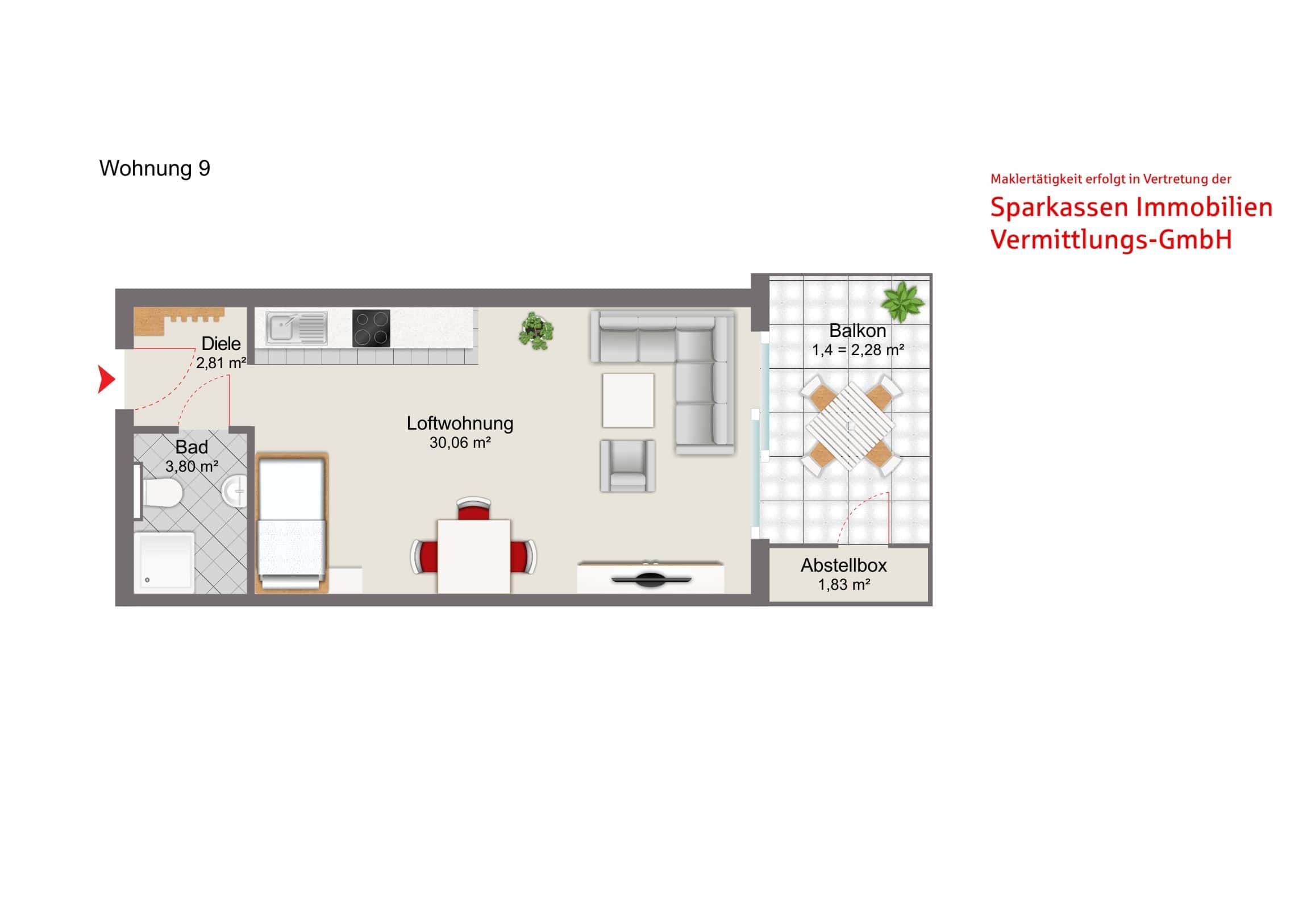 Wohnung zum Kauf provisionsfrei 198.500 € 1 Zimmer 40,8 m²<br/>Wohnfläche Emtmannsberg Emtmannsberg 95517