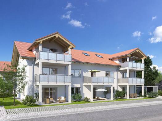 Wohnung zur Miete - Erstbezug 1.092 € 3 Zimmer 78,7 m² frei ab 01.10.2026 Wielenbach Wielenbach 82407