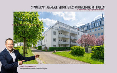 Wohnung zum Kauf 204.900 € 2 Zimmer 51,8 m² 1. Geschoss Emilienstraße 11a WE70 Zentrum - Süd Leipzig / Leipzig Zentrum-Süd 04107