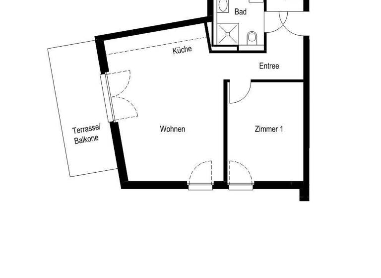 Wohnung zur Miete 829 € 2 Zimmer 58 m² EG frei ab sofort Tonstraße 14 Osterath Meerbusch 40670