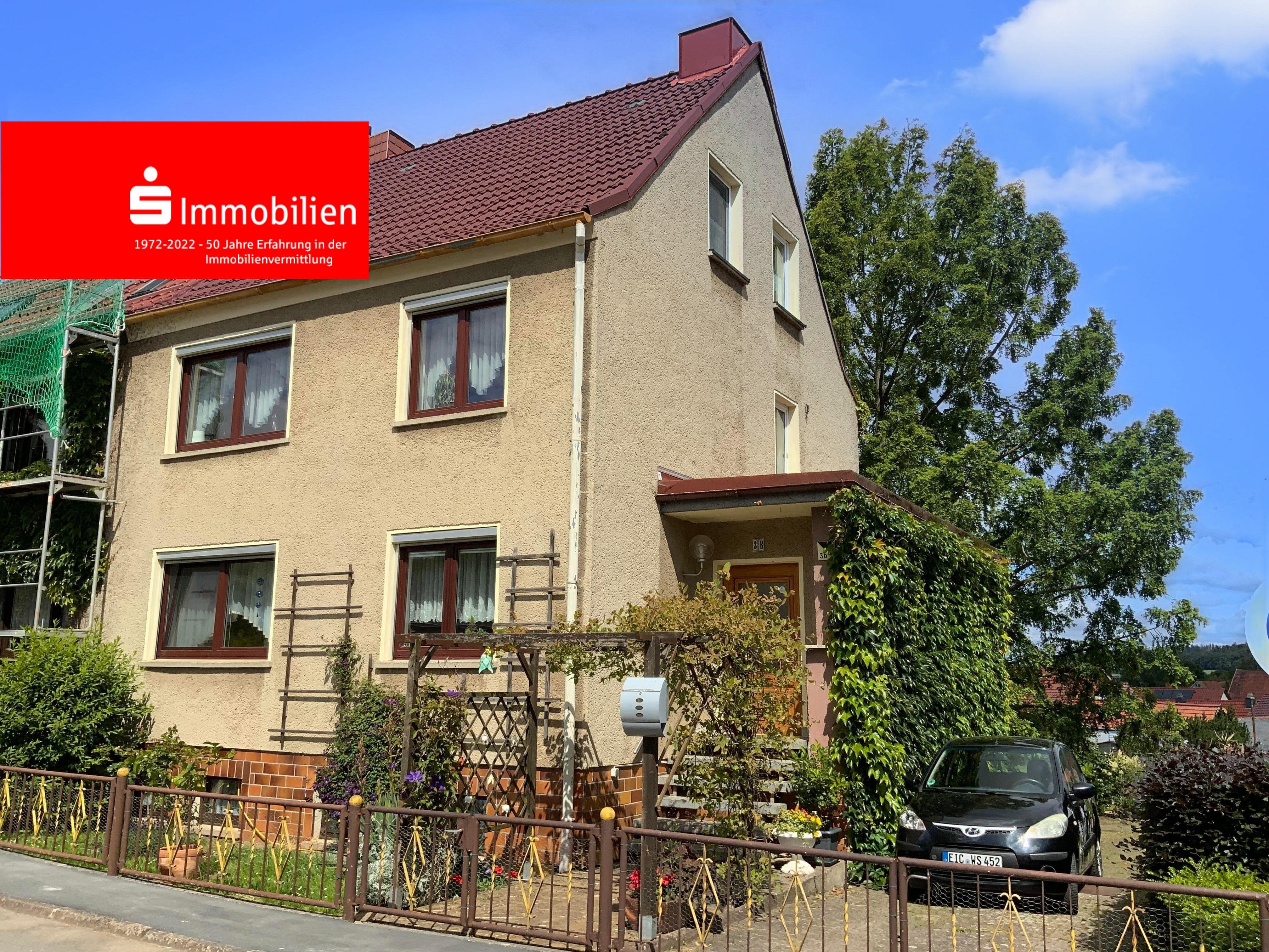 Doppelhaushälfte zum Kauf 139.000 € 5 Zimmer 153 m²<br/>Wohnfläche 473 m²<br/>Grundstück Großbodungen Am Ohmberg 37345