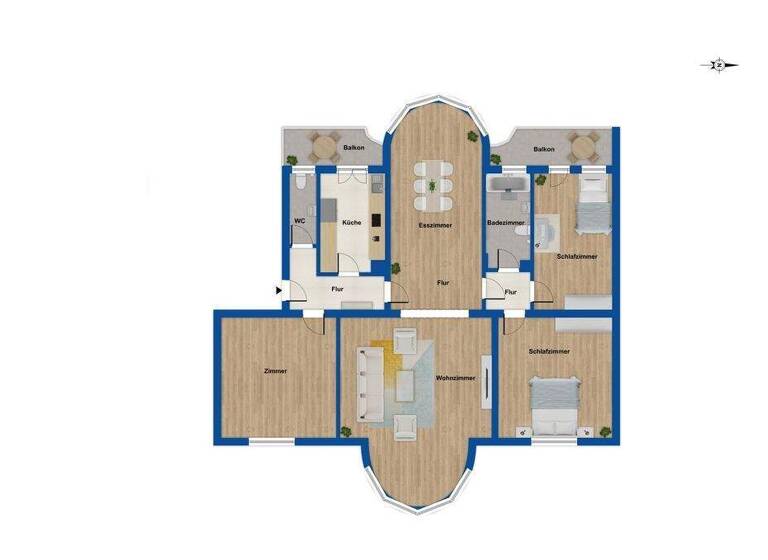 Wohnung zum Kauf 330.000 € 5 Zimmer 138,6 m² Süd Ludwigshafen am Rhein 67061