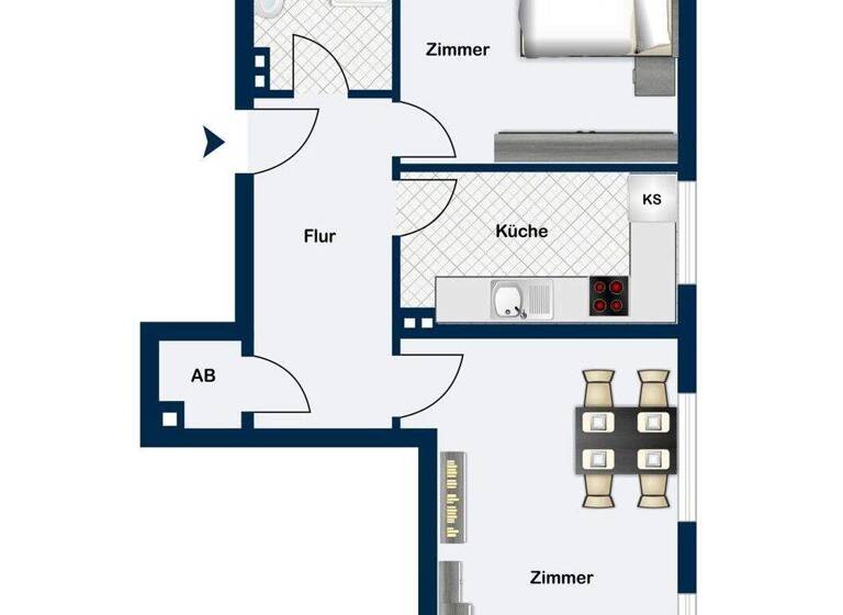 Wohnung zum Kauf 159.000 € 2 Zimmer 55 m² Ansbach 91522
