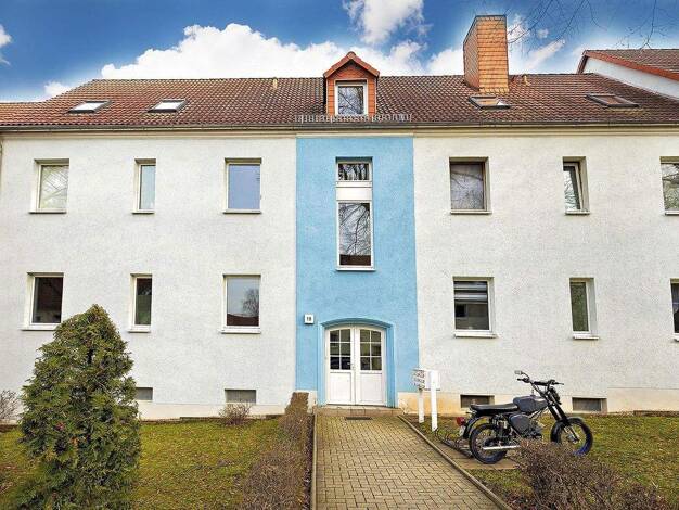 Wohnung zur Miete 350 € 3 Zimmer 46 m² 2. Geschoss frei ab 01.04.2026 Friedensstraße 19 Tröglitz Elsteraue - Tröglitz 06729