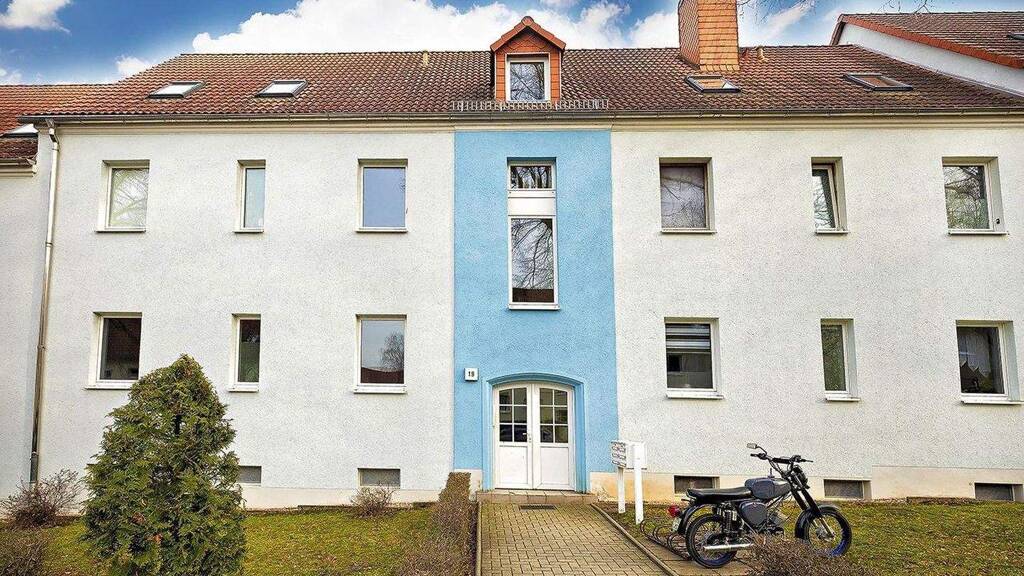 Wohnung zur Miete 350 € 3 Zimmer 46 m² 2. Geschoss frei ab sofort Friedensstraße 19 Tröglitz Elsteraue - Tröglitz 06729