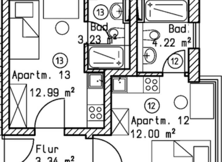 Studio zur Miete - Erstbezug 1.140 € 1 Zimmer 22 m² 1. Geschoss frei ab 01.03.2026 Hoheneckstrasse 87 Aubing-Lochhausen-Langwied München 81243
