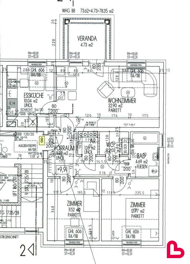 Wohnung zur Miete 699 € 3 Zimmer 78,5 m²<br/>Wohnfläche Sonnleiten Gutau 4293