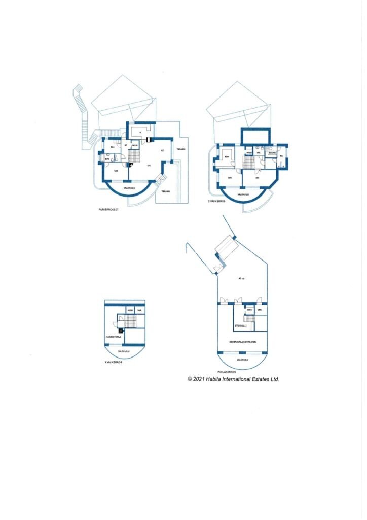 Einfamilienhaus zum Kauf 1.495.000 € 6 Zimmer 304,5 m²<br/>Wohnfläche 3.106 m²<br/>Grundstück Päätie 7 A Helsinki 00590