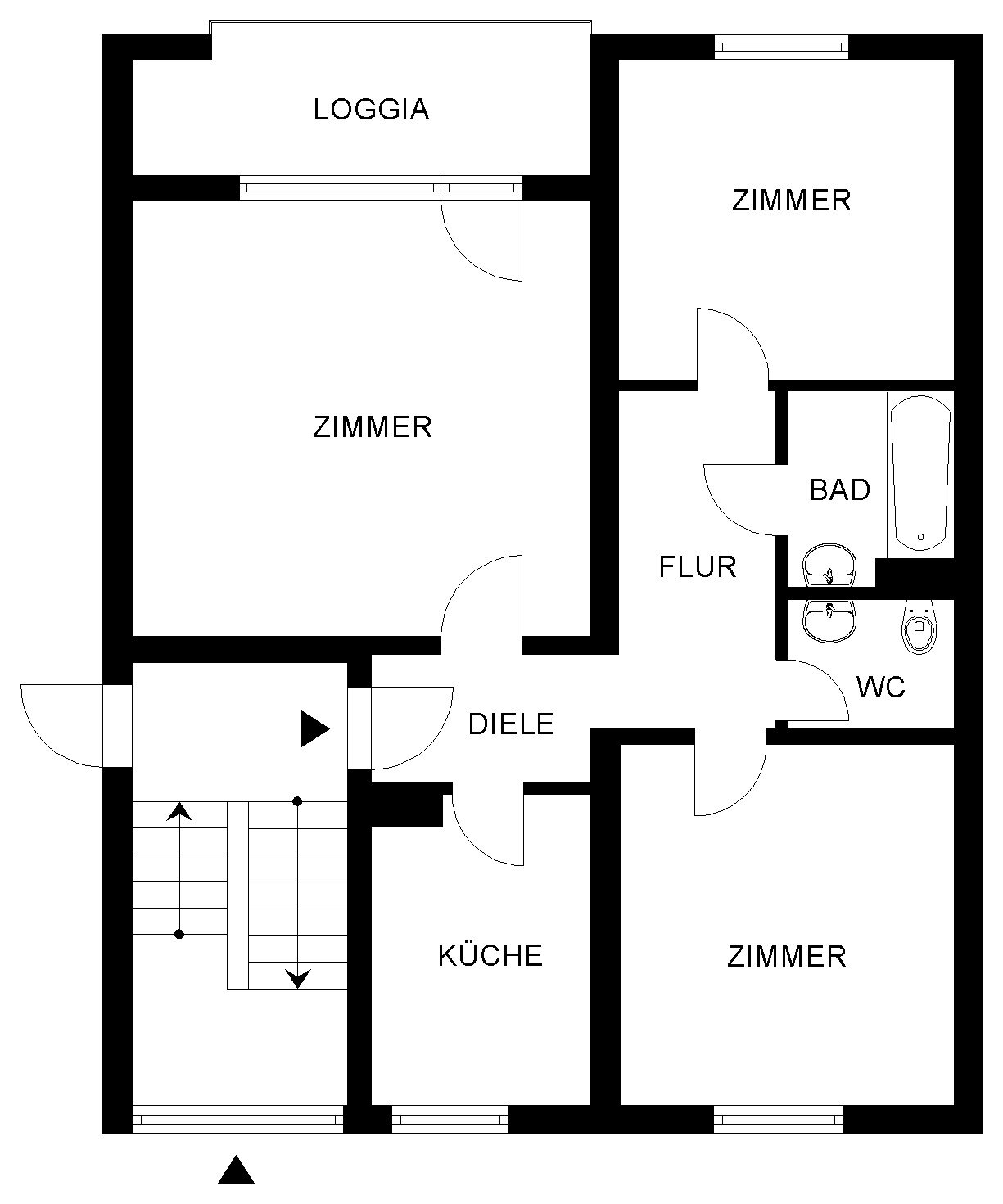 Wohnung zur Miete 553 € 3 Zimmer 71,3 m²<br/>Wohnfläche 3.<br/>Geschoss 01.12.2024<br/>Verfügbarkeit Eisenacher Str. 12 Westhagen Wolfsburg 38444