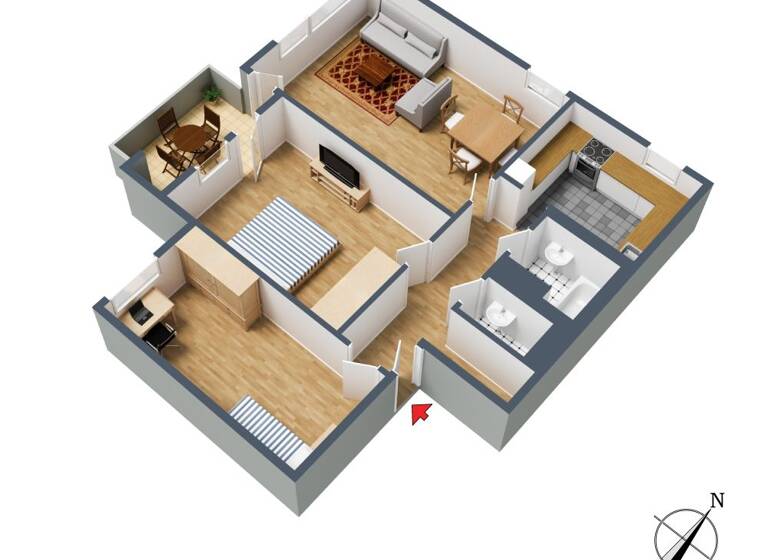 Wohnung zum Kauf 230.000 € 3 Zimmer 71,4 m² 8. Geschoss frei ab sofort Welsweg 1 Mönchfeld Stuttgart 70378