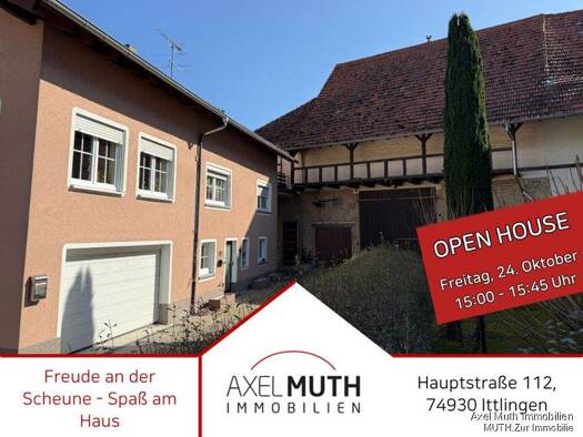 Einfamilienhaus zum Kauf 389.000 € 5 Zimmer 180 m² 740 m² Grundstück Hauptstraße 112 Ittlingen 74930