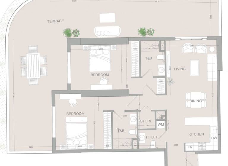 Wohnung zum Kauf provisionsfrei 599.424 € 3 Zimmer 185,9 m² Dubai 00000