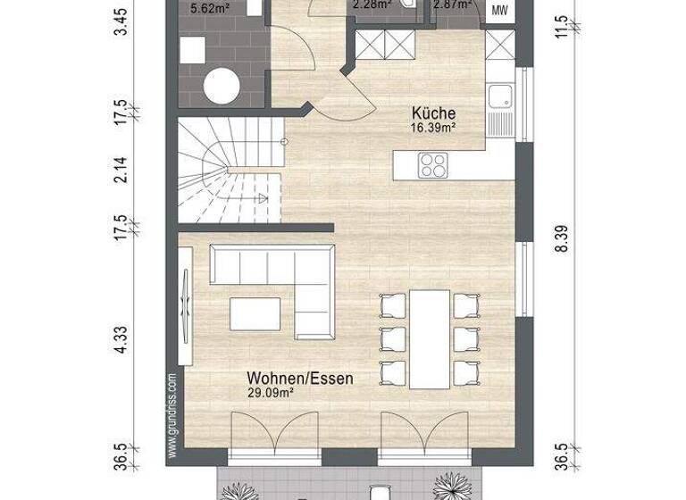 Doppelhaushälfte zum Kauf - Erstbezug 519.000 € 5 Zimmer 145,1 m² 329 m² Grundstück Lupburg 92331