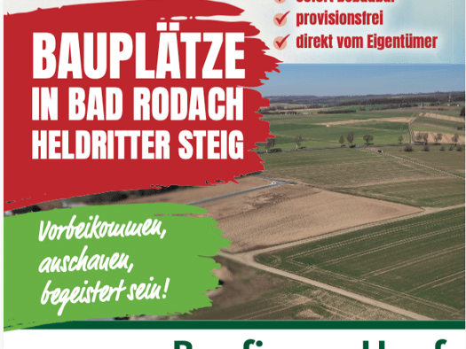 Grundstück zum Kauf provisionsfrei 89.661 € 627 m² Grundstück frei ab sofort Heldritter Steig 1 Rodach Bad Rodach 96476
