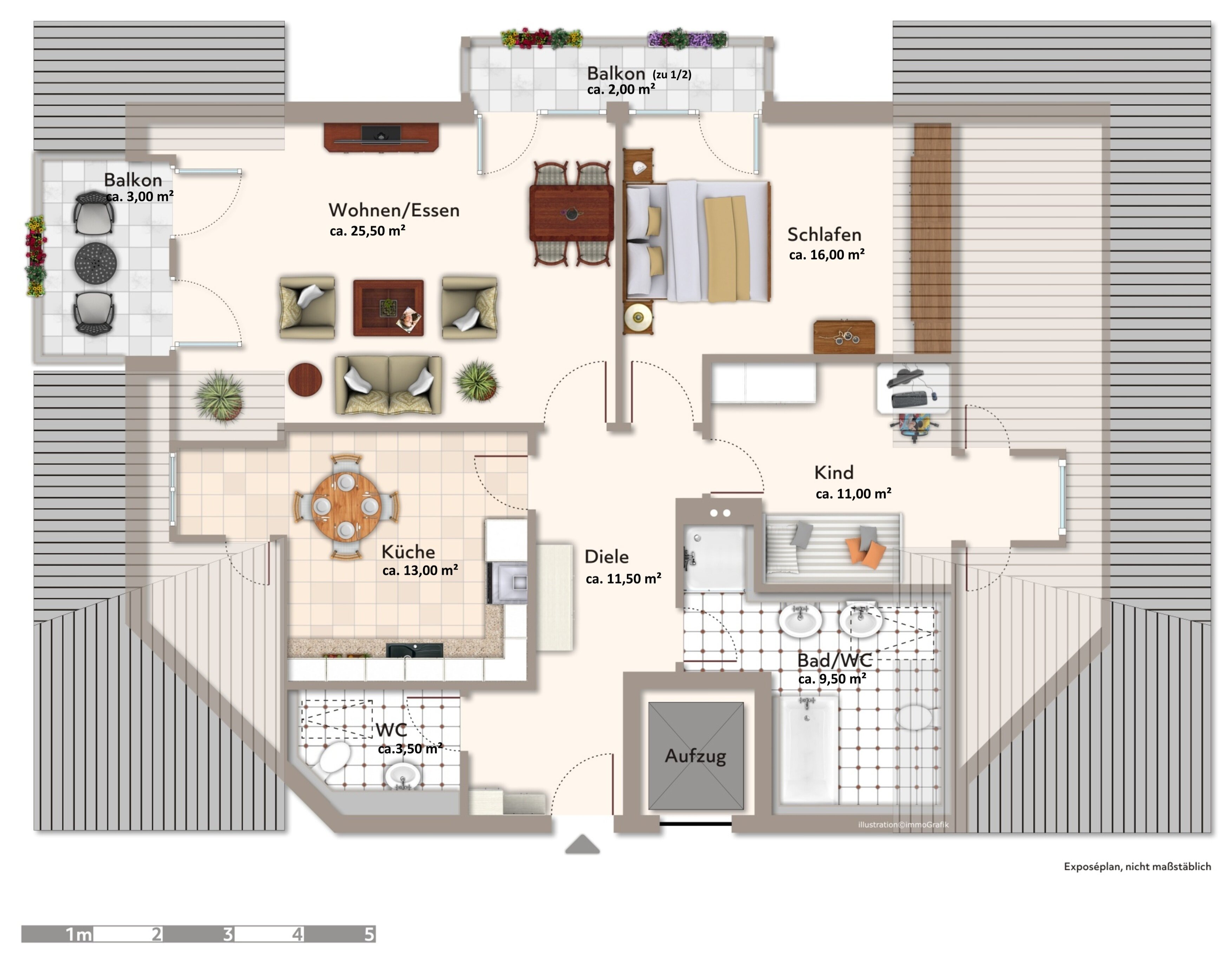 Wohnung zur Miete 1.100 € 3 Zimmer 95 m²<br/>Wohnfläche 01.02.2025<br/>Verfügbarkeit Jahnstr. Bad Tölz Bad Tölz 83646