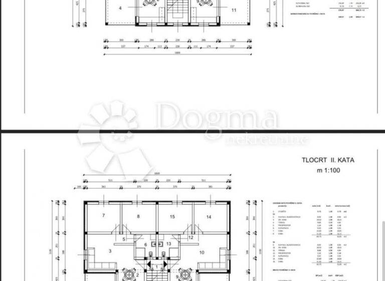 Wohnung zum Kauf 220.000 € 3 Zimmer 61 m² 2. Geschoss Privlaka