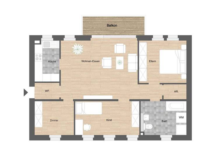 Wohnung zum Kauf 289.000 € 4 Zimmer 85,5 m² Borken 46325