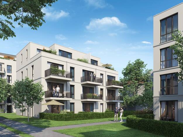 Maisonette zum Kauf - Erstbezug 699.900 € 3,5 Zimmer 114,5 m² 5. Geschoss Gustav-Adolf-Straße 10 Fridrichsweiher Offenbach am Main 63069