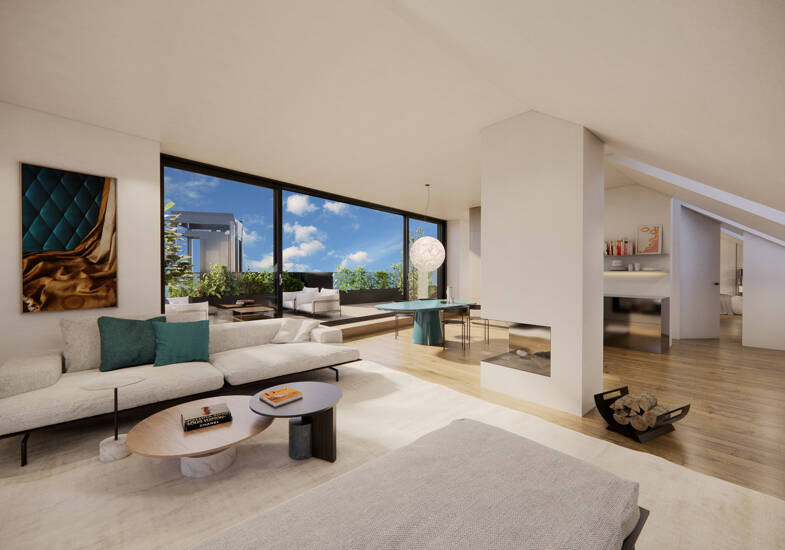 Wohnung zum Kauf - Neubau 3.965.000 € 4 Zimmer 220,9 m² Dachgeschoss, 5. Geschoss Wöhlertstraße 21 Mitte Berlin 10115