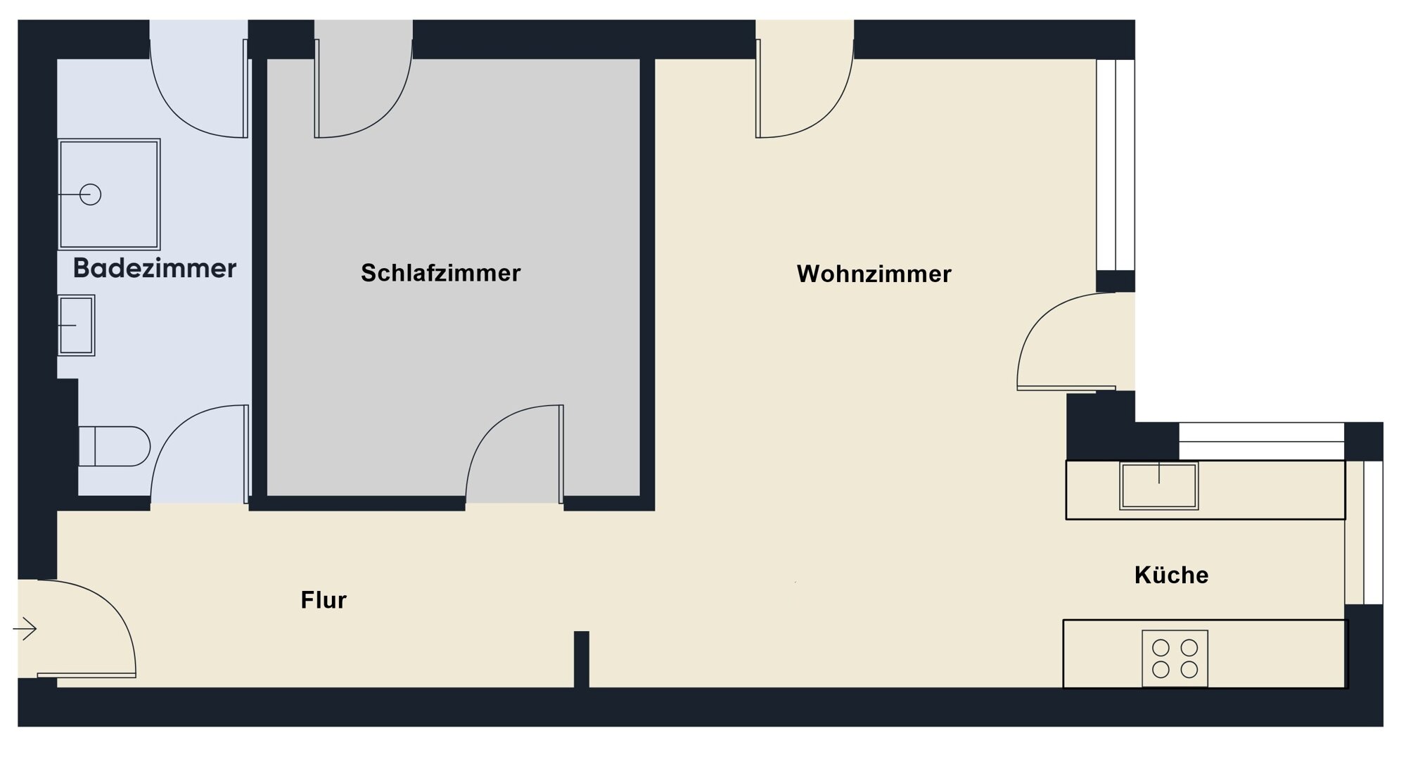 Wohnung zur Miete 2 Zimmer 60,2 m²<br/>Wohnfläche EG<br/>Geschoss Alemannenstraße 44 Altach 6844