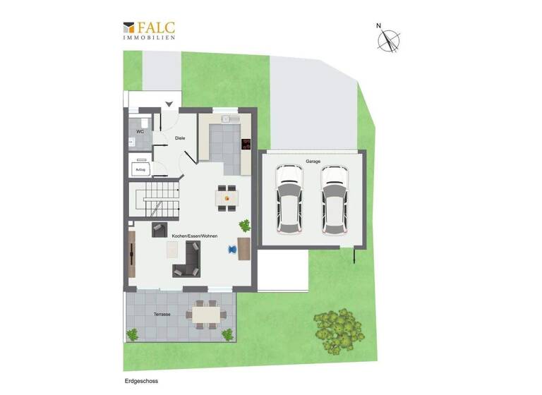 Doppelhaushälfte zum Kauf - Erstbezug provisionsfrei 1.895.000 € 6 Zimmer 213,5 m² 274 m² Grundstück Otterfing 83624