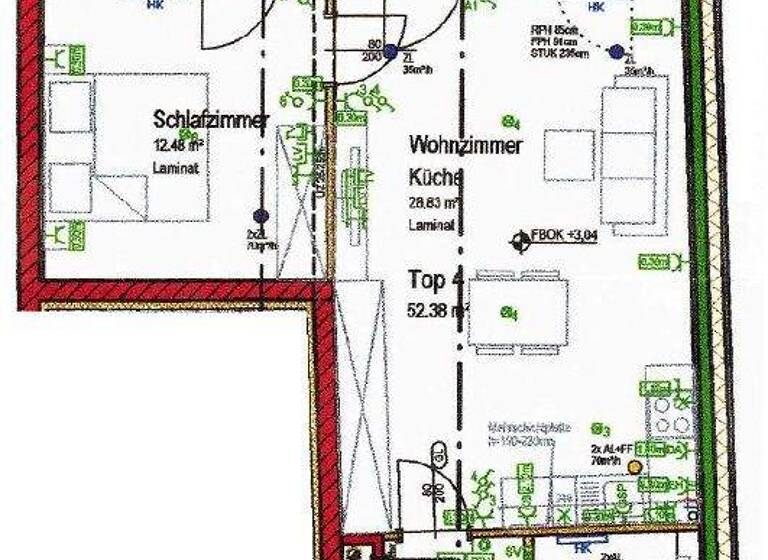 Wohnung zur Miete 699 € 52,4 m² Hauptstraße 22/1/4 Thaya 3842