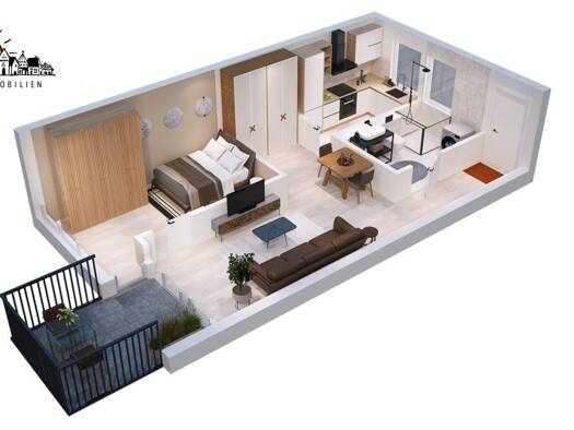 Wohnung zum Kauf 225.000 € 2 Zimmer 49 m² 2. Geschoss Schwabmünchen Schwabmünchen 86830