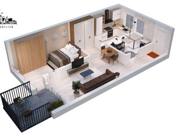 Wohnung zum Kauf 225.000 € 2 Zimmer 49 m² 2. Geschoss Schwabmünchen Schwabmünchen 86830