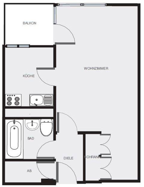 Wohnung zur Miete 448 € 1 Zimmer 35 m²<br/>Wohnfläche 7.<br/>Geschoss 19.02.2025<br/>Verfügbarkeit Bessemerstr. 51 Schafhof Nürnberg 90411