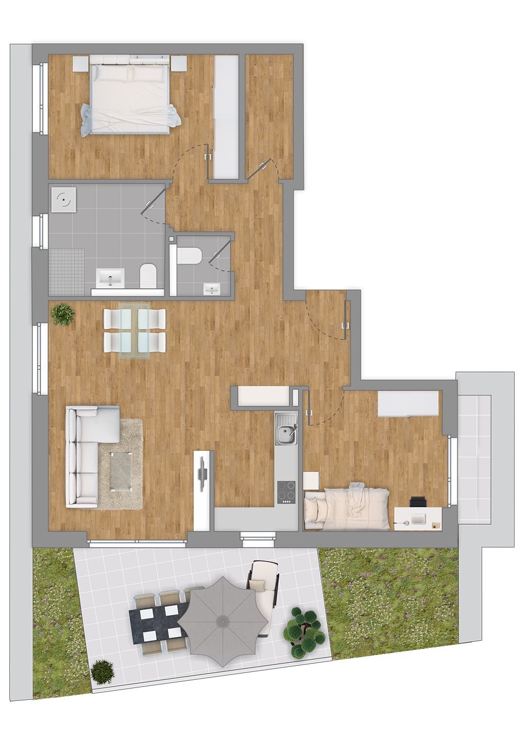 Penthouse zum Kauf 486.000 € 3 Zimmer 93,5 m²<br/>Wohnfläche Mühlgasse 12 Hainstadt Hainburg 63512