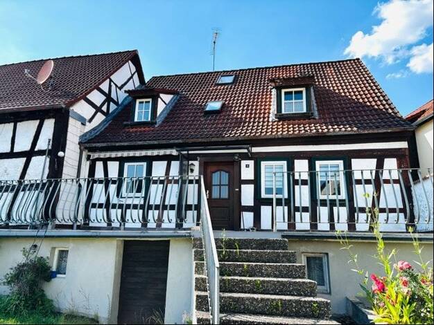 Einfamilienhaus zum Kauf 115.000 € 4 Zimmer 100 m² 1.360 m² Grundstück Hohnhausen Burgpreppach 97496