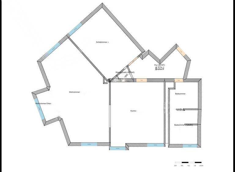 Wohnung zur Miete 940 € 2 Zimmer 94 m² Geschoss 2/5 frei ab sofort Moltkestraße 21 Schwelm 58332