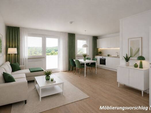 Wohnung zur Miete 481 € 3 Zimmer 70,4 m² 5. Geschoss Lindenweg 1 Heide Nord Halle (Saale) 06120