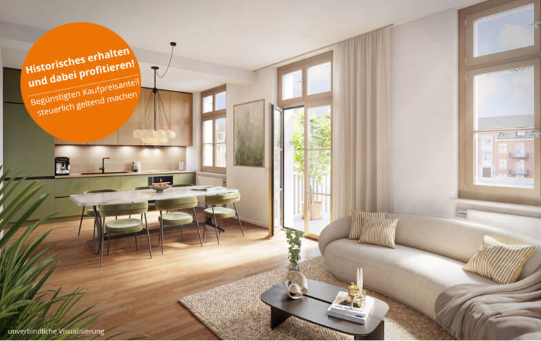 Wohnung zum Kauf - Neubau 713.000 € 3 Zimmer 87,1 m² 2. Geschoss Schwedische Allee 41 Krampnitz Potsdam 14476