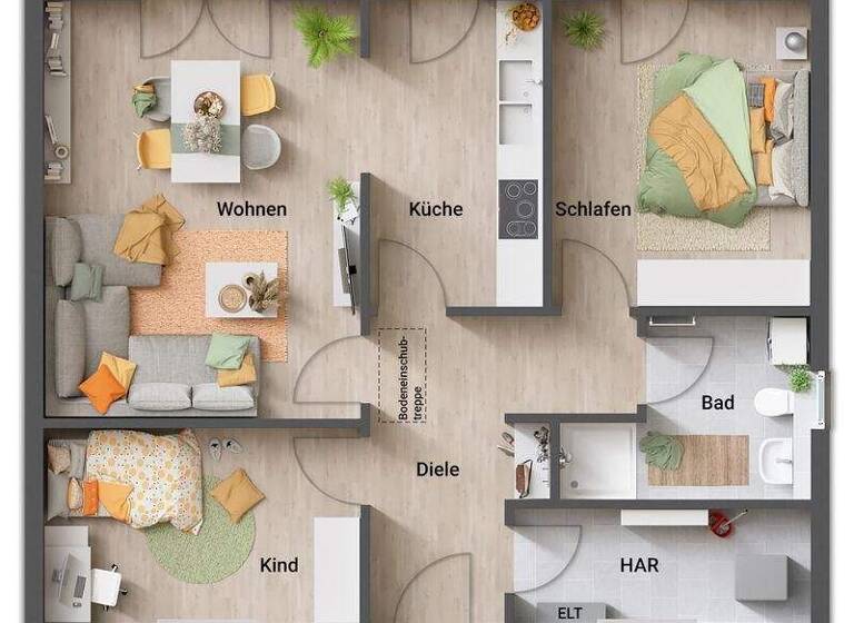 Bungalow zum Kauf - Erstbezug provisionsfrei 289.000 € 3 Zimmer 78 m² 600 m² Grundstück Merzalben 66978