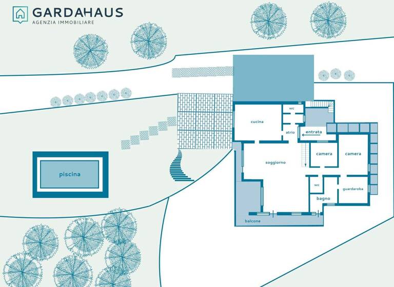 Villa zum Kauf 11 Zimmer 420 m² 15.000 m² Grundstück Via Vittorio Veneto 28/D Arco 38062