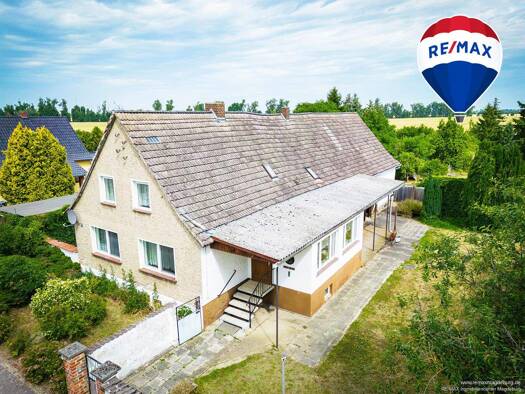 Einfamilienhaus zum Kauf 5 Zimmer 147 m² 2.475 m² Grundstück Hohenziatz Möckern OT Wallwitz 39291