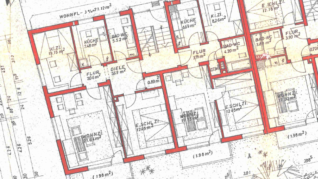 Wohnung zur Miete 835 € 3 Zimmer 70 m² EG frei ab 01.04.2026 Lauterlech 40 Innenstadt Augsburg 86152