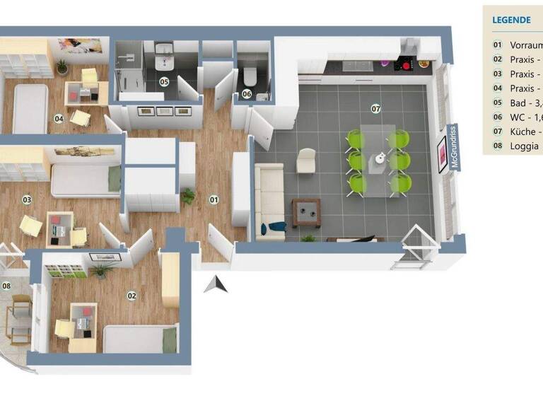 Büro zum Kauf 4 Zimmer Wien 1030