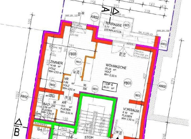 Wohnung zum Kauf - Erstbezug 260.000 € 2 Zimmer 49,6 m² Wien 1220