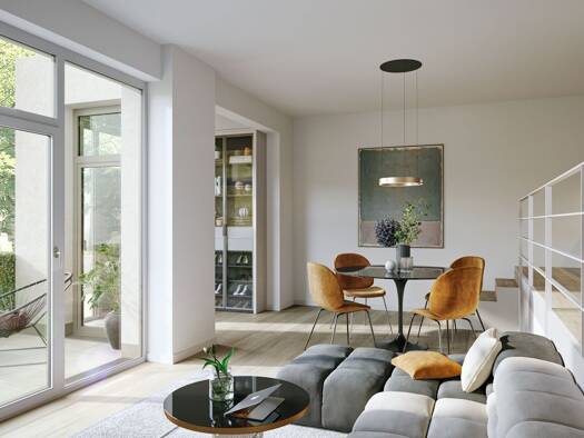 Maisonette zum Kauf - Neubau provisionsfrei 1.375.000 € 3 Zimmer 90,7 m² EG Leonrodstraße 11 Neuhausen-Nymphenburg München 80634