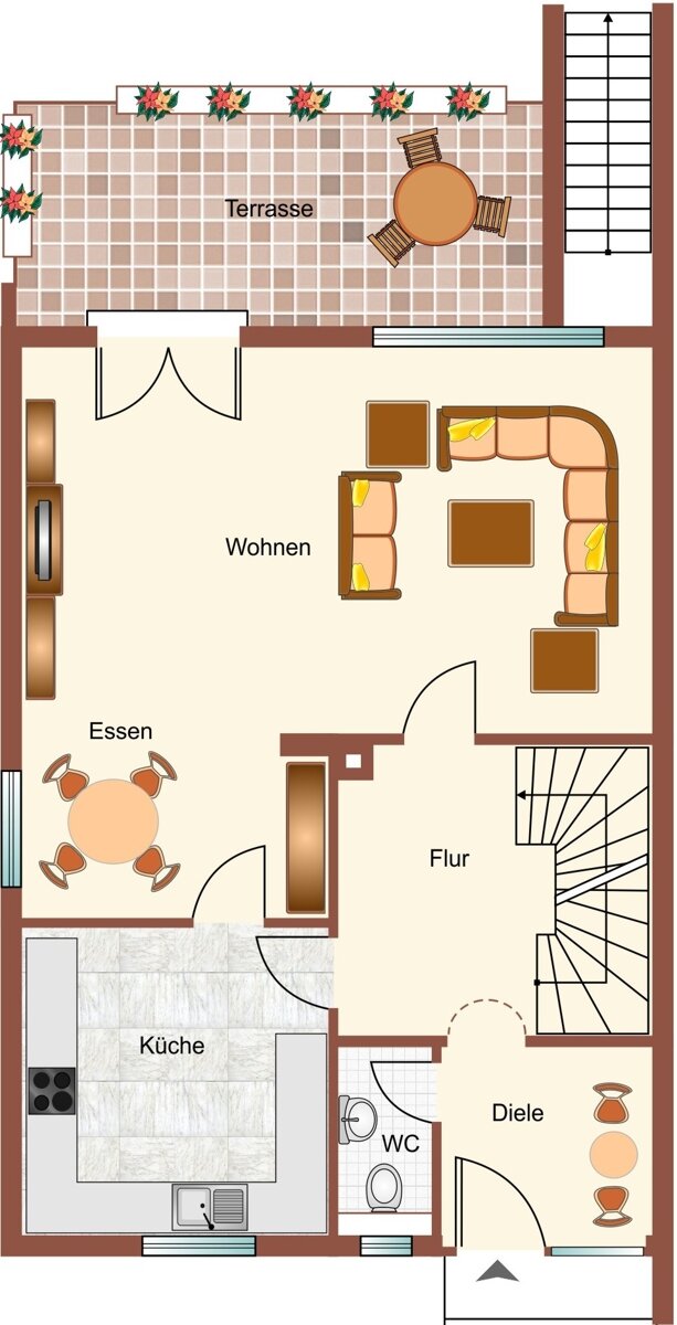 Wohnung zur Miete 750 € 1 Zimmer 30,9 m²<br/>Wohnfläche 2.<br/>Geschoss Königsbrunn 86343