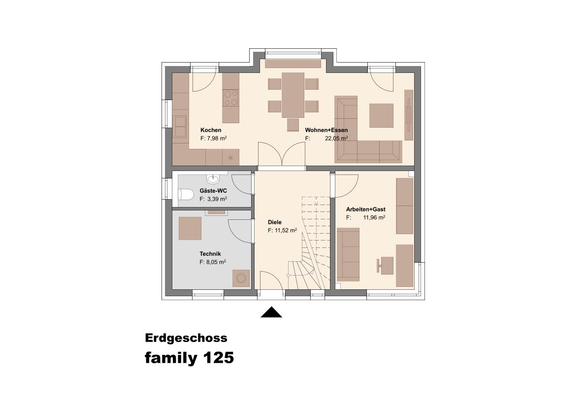 Einfamilienhaus zum Kauf 413.280 € 5 Zimmer 124 m²<br/>Wohnfläche 596 m²<br/>Grundstück Grimma Grimma/Hohnstädt 04668