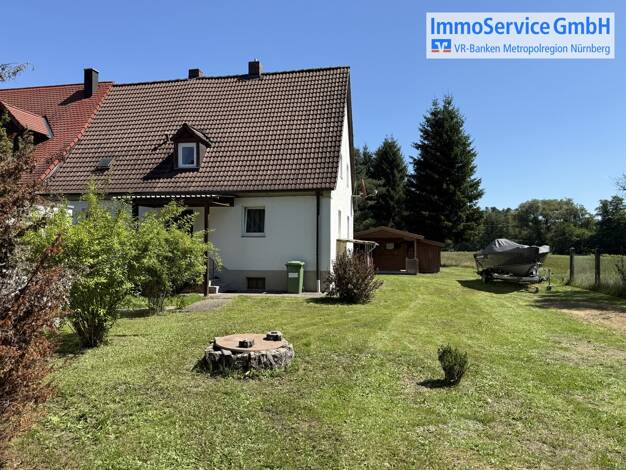 Doppelhaushälfte zum Kauf 590.000 € 6 Zimmer 151,3 m² 2.376 m² Grundstück Sperberslohe Wendelstein 90530
