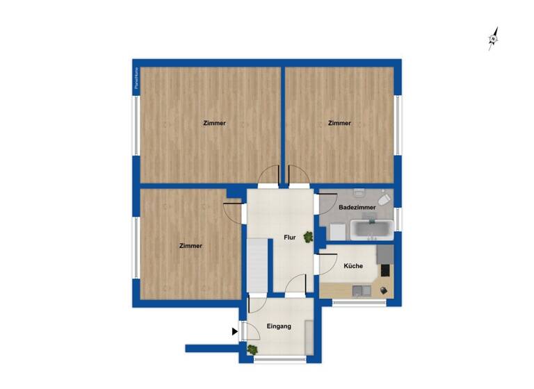 Einfamilienhaus zum Kauf 399.950 € 3 Zimmer 87 m² 756 m² Grundstück Teltow 14513